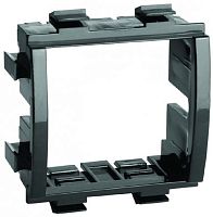 Суппорт для кабель-канала DKC In-liner Front Viva 1-м. 2 мод. черный картинка